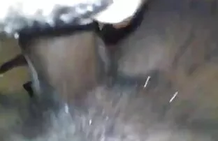 她羞辱她的丈夫，并在他的嘴里剃须时将他用作淋浴。 现场性色情